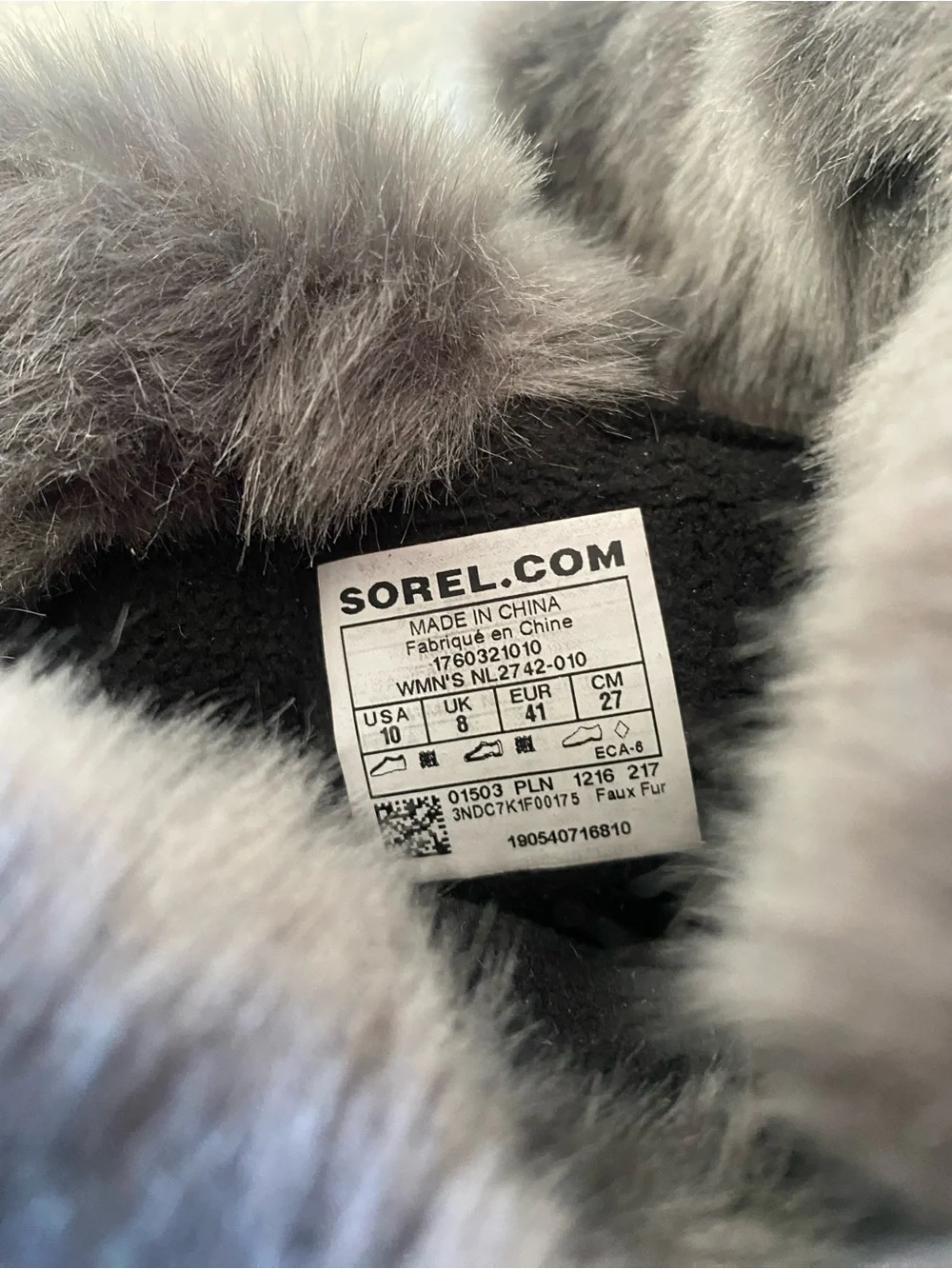 Sorel Whitney Lace Up Winter Boots Size 10
